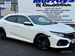 White Used 2018 Honda Civic SR Hatchback | £10,995 (Fair price)