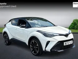 White/black Used 2022 Toyota C-HR Sport SUV | £22,634 (Fair price)