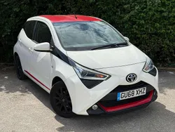 White Used 2018 Toyota Aygo x-press Hatchback | £8,499 (Fair price)