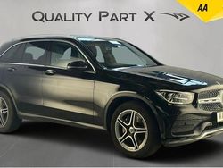 Black Used 2022 Mercedes GLC220 AMG line Estate | £24,149 (Good price)