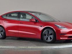 Red Used 2021 Tesla Model 3 Long Range AWD Sedan | £25,498