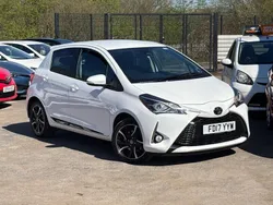 White Used 2017 Toyota Yaris Design Hatchback | £6,995 (Fair price)