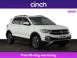 White Used 2021 VW T-Cross United SUV | £14,199 (Fair price)