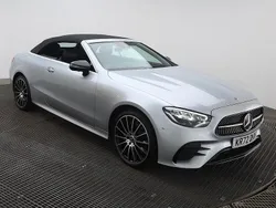 Silver Used 2023 Mercedes E300 AMG line Cabriolet | £38,499 (A bit pricey)