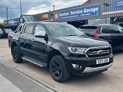 Black Used 2021 Ford Ranger Limited Pickup | £19,495 (Fair price)