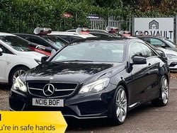Black Used 2016 Mercedes E350 AMG line Coupe | £10,994 (Fair price)