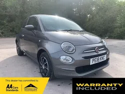 Grey Used 2018 Fiat 500 Pop Hatchback | £5,750 (Fair price)