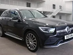 Black Used 2021 Mercedes GLC220 AMG Line Premium Estate | £27,490 (Fair price)