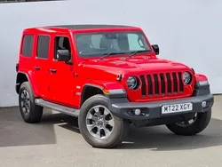 Red Used 2022 Jeep Wrangler Sahara SUV | £37,998 (Super price)