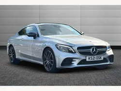 Silver Used 2021 Mercedes C43 AMG Premium Plus Coupe | £35,695 (Fair price)