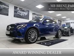 Blue Used 2019 Mercedes GLC250 AMG Line Premium Coupe | £24,750 (Fair price)