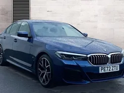 Blue Used 2022 BMW 520 M Sport Sedan | £27,273 (Fair price)