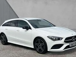 White Used 2023 Mercedes CLA200 Executive Estate | £23,619 (Fair price)