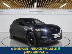 Black Used 2018 Jaguar F-Pace R-Sport SUV | £18,999 (Fair price)