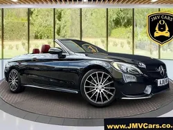 Black Used 2016 Mercedes C300 AMG line Cabriolet | £16,975
