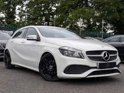 White Used 2018 Mercedes A200 AMG line Hatchback | £10,488 (Fair price)