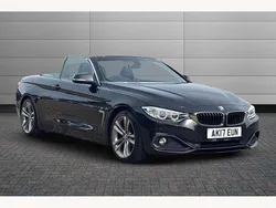 Black sapphire Used 2017 BMW 420 Sport Line Cabriolet | £10,990 (Good price)