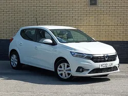 White Used 2022 Dacia Sandero Comfort Hatchback | £11,998 (Fair price)