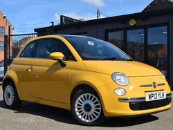 Yellow Used 2013 Fiat 500 Lounge Hatchback | £4,000 (Good price)