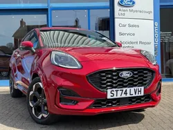 Red New 2025 Ford Puma ST-Line X Hatchback | £24,495 (Expensive)