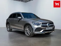 Silver Used 2019 Mercedes GLC300 AMG Line Premium Estate | £23,990 (Fair price)