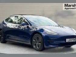 Blue Used 2019 Tesla Model 3 Standard Range Sedan | £16,573 (Good price)