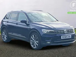 Blue Used 2019 VW Tiguan SEL SUV | £19,199 (Fair price)