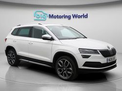 White Used 2019 Skoda Karoq Scout 4x4 SUV | £16,000 (Fair price)