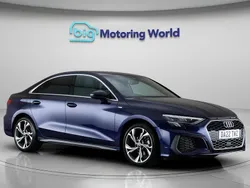 Blue Used 2022 Audi A3 S-Line Sedan | £18,900 (Fair price)