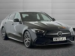 Black Used 2023 Mercedes C300 AMG Line Premium Plus Sedan | £39,395