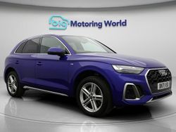 Blue Used 2021 Audi Q5 S-Line SUV | £27,200 (Fair price)
