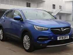Blue Used 2018 Vauxhall Grandland X S SUV | £9,595 (Fair price)