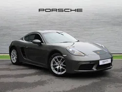 Aventurine green metallic Used 2022 Porsche 718 Cayman | £49,500