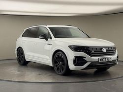 Pure white Used 2022 VW Touareg Black Edition SUV | £43,450 (Expensive)