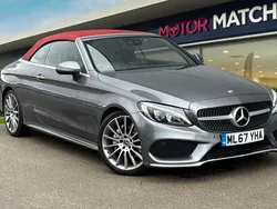 Grey Used 2017 Mercedes C220 AMG Line Premium Plus Cabriolet | £15,490 (Fair price)