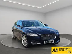 Blue Used 2018 Jaguar XF Portfolio Sedan | £11,250 (Expensive)