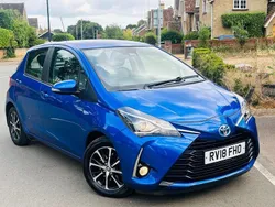 Blue Used 2018 Toyota Yaris Hybrid Hatchback | £7,995 (Super price)