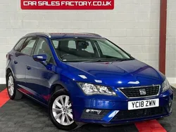 Blue Used 2018 Seat Leon ST SE Technology Estate | £8,995 (Fair price)