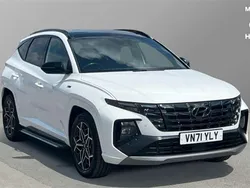 White Used 2022 Hyundai Tucson N Line SUV | £24,148 (Fair price)
