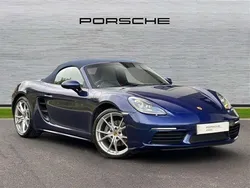Gentian blue Used 2022 Porsche Boxster Cabriolet | £50,990