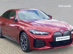 Red Used 2024 BMW i4 M Sport Sedan | £43,333 (Fair price)