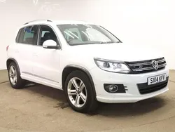 White Used 2014 VW Tiguan R-line SUV | £5,495 (Good price)