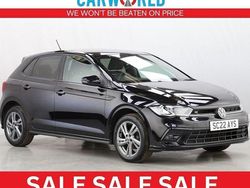 Black Used 2022 VW Polo R-line Hatchback | £15,971 (Fair price)