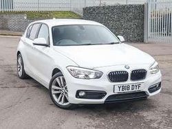 Alpine white Used 2018 BMW 118 Sport Line Hatchback | £9,875 (Super price)