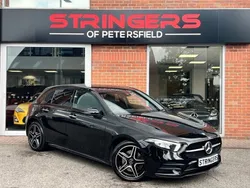 Black Used 2021 Mercedes A250 AMG line Hatchback | £15,450 (Fair price)
