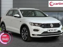 White Used 2019 VW T-Roc R-line SUV | £19,175 (Good price)