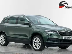 Green Used 2018 Skoda Karoq SE L SUV | £11,390 (Fair price)