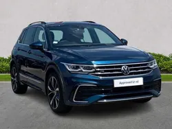 Blue Used 2021 VW Tiguan R-line SUV | £24,905 (Fair price)