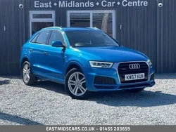Blue Used 2018 Audi Q3 S-Line SUV | £10,995 (Fair price)