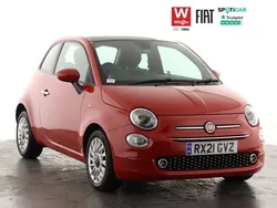 Red Used 2021 Fiat 500 Lounge Hatchback | £8,995 (Fair price)